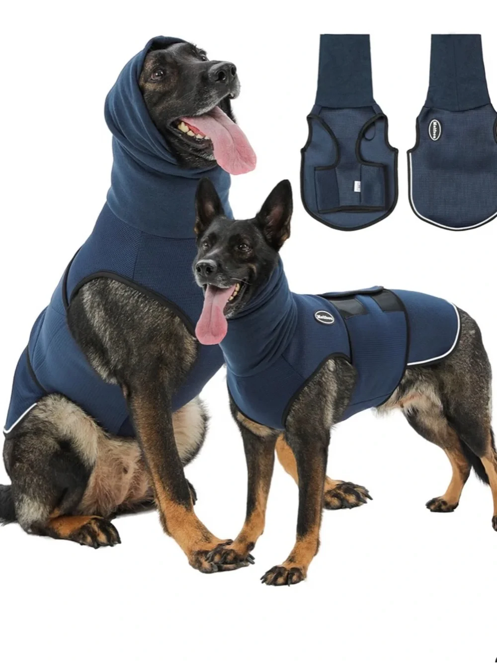 Dog Anti-Anxiety, Thunder Fireworks Jacket with Hood